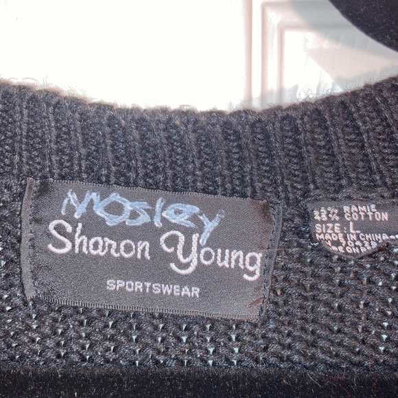 Sharon Young Black Sportswear Knit - Picture 2 of 3